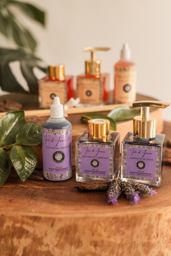 kit Difusor de ambiente, sabonete liquido mãos e refil difusor de ambiente
